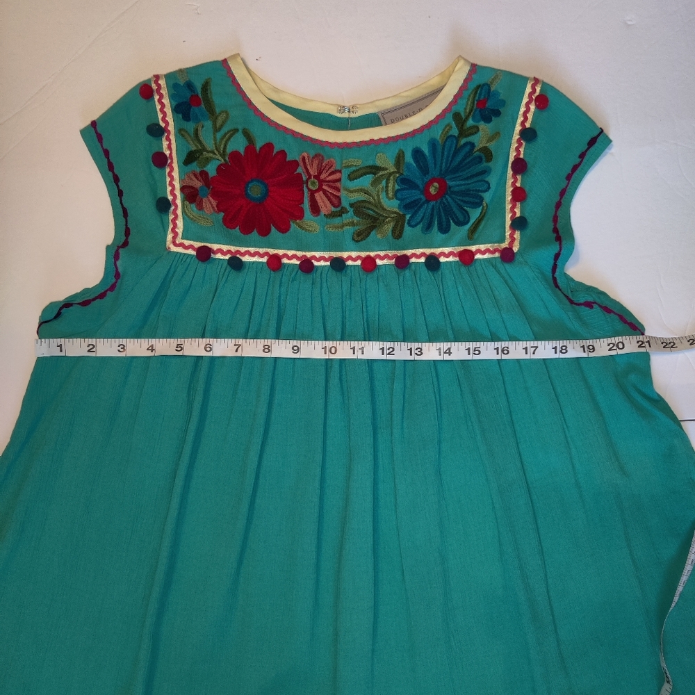 NWT Double D Ranch Embroidered Floral Western Top - Picture 15 of 16